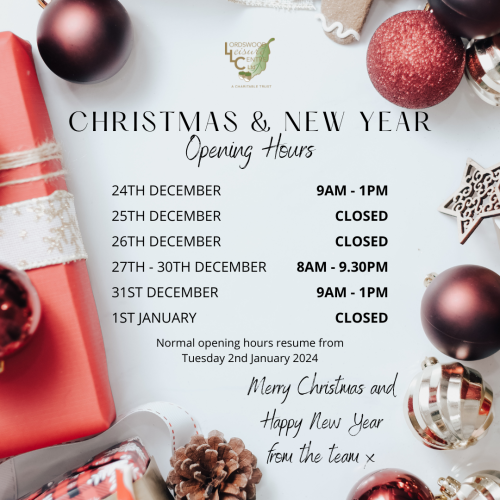 LLC Xmas Opening Hours 2023